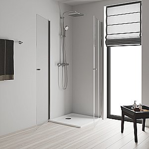 Душевая система Grohe Tempesta Cosmopolitan 250 CUBE 26689000 хром купить в интернет-магазине сантехники Sanbest