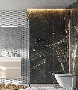 Душевой уголок Roca Metropolis 90х80 хром купить в интернет-магазине Sanbest