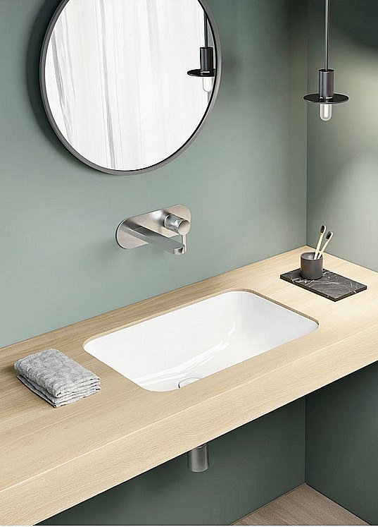 Раковина GSI Pura 724711 50 белая глянцевая купить в интернет-магазине Sanbest