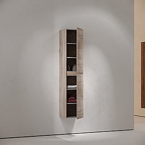 Пенал Sancos Libra PLB35EG дуб галифакс натуральный для ванной в интернет-магазине сантехники Sanbest