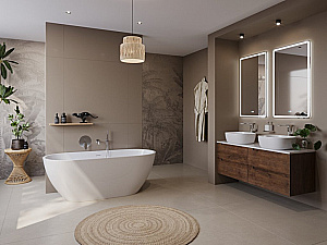 Ванна акриловая BELBAGNO UNO 180х80 BB701-1800-800-K белая купить в интернет-магазине Sanbest