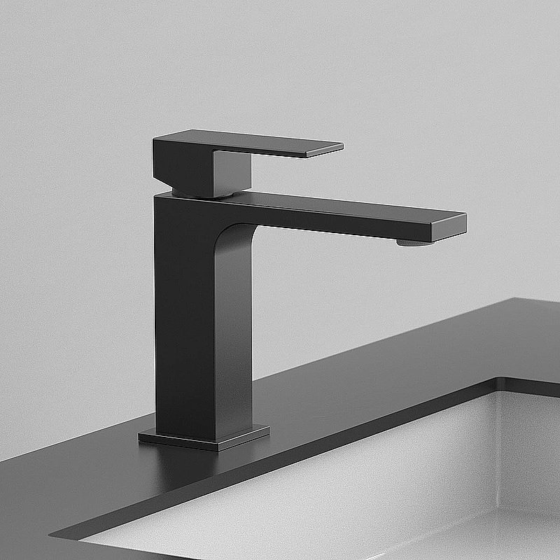 Смеситель для раковины Vincea Rondo VBF-1C01MB черный матовый купить в интернет-магазине сантехники Sanbest