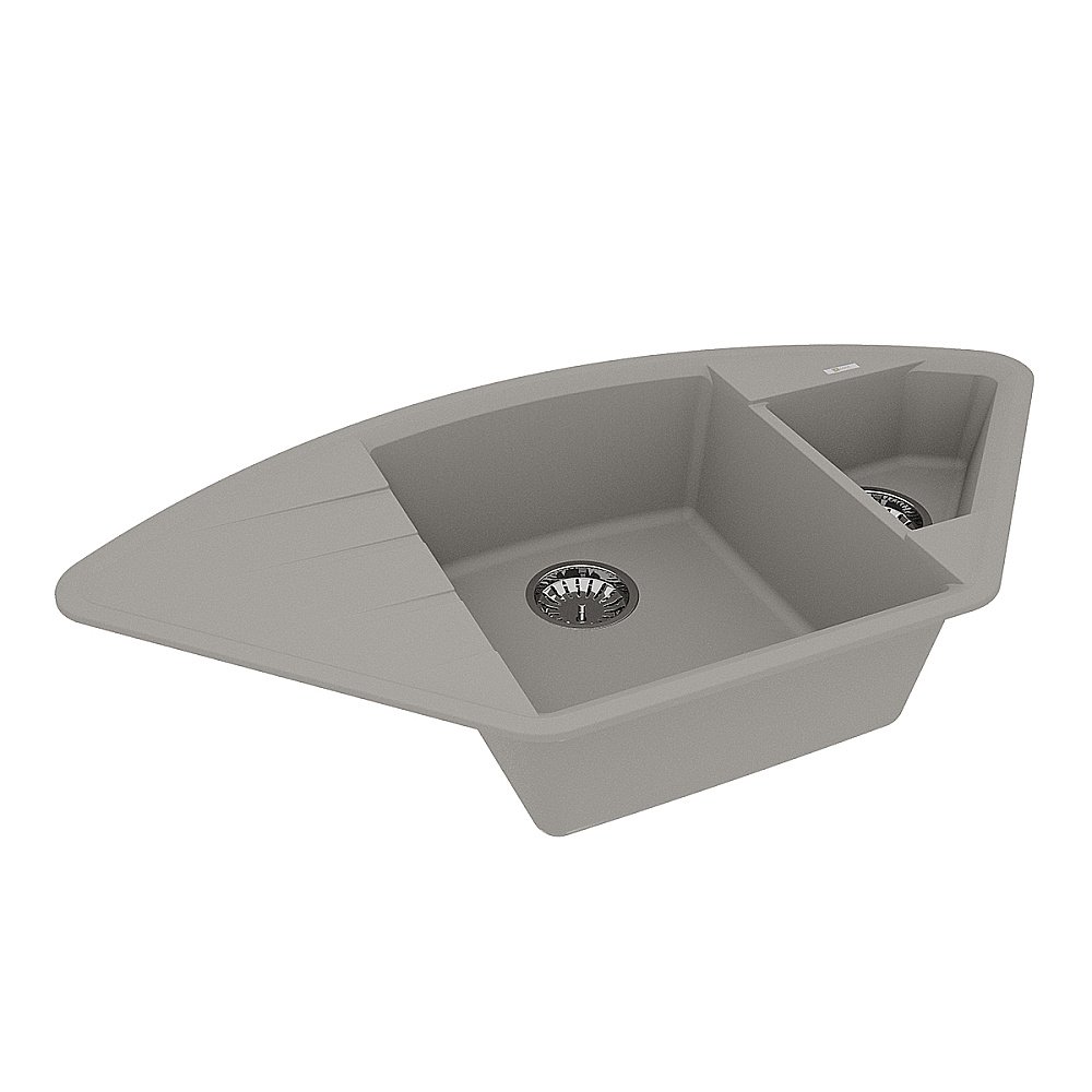 Кухонная мойка Lemark Irkana 980 9910045 грей купить в интернет-магазине сантехники Sanbest