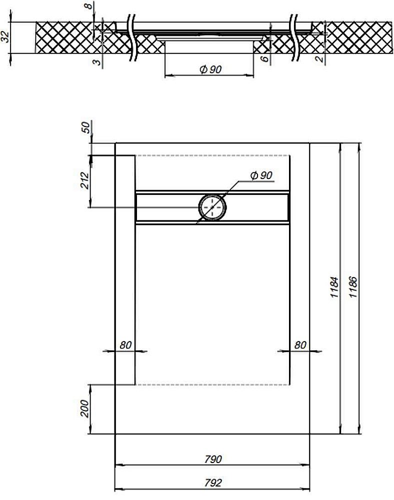 Душевой поддон Aquanet Pleasure 120x80 белый купить в интернет-магазине Sanbest