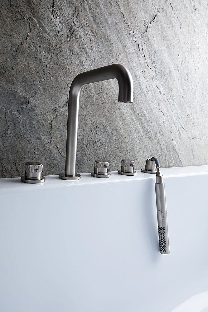 Смеситель для ванны Allen Brau Priority 5.31007-BN купить в интернет-магазине сантехники Sanbest