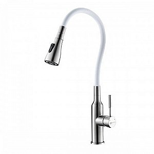 Смеситель для кухни Lemark Expert LM5082S Белый купить в интернет-магазине сантехники Sanbest