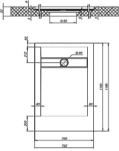 Душевой поддон Aquanet Pleasure 120x80 белый купить в интернет-магазине Sanbest