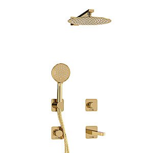 Душевая система WasserKRAFT Ems A7651.304.305.183.208.280.197.348 золото купить в интернет-магазине сантехники Sanbest