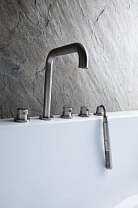 Смеситель для ванны Allen Brau Priority 5.31007-BN купить в интернет-магазине сантехники Sanbest