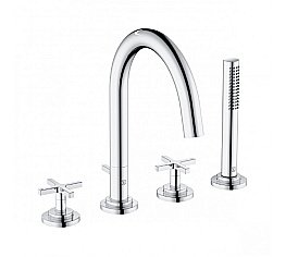 Смеситель для ванны Kludi Nova Fonte 204250520 хром купить в интернет-магазине сантехники Sanbest