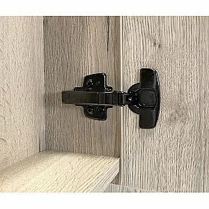 Зеркало со шкафом Comforty Бонн 00-00008473 75 графит/дуб дымчатый в ванную от интернет-магазине сантехники Sanbest