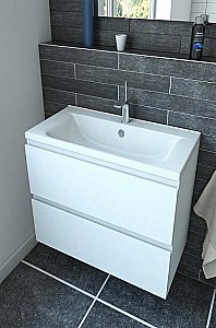 Раковина Эстет BALI silk 75 ФР-00014911 белая матовая купить в интернет-магазине Sanbest