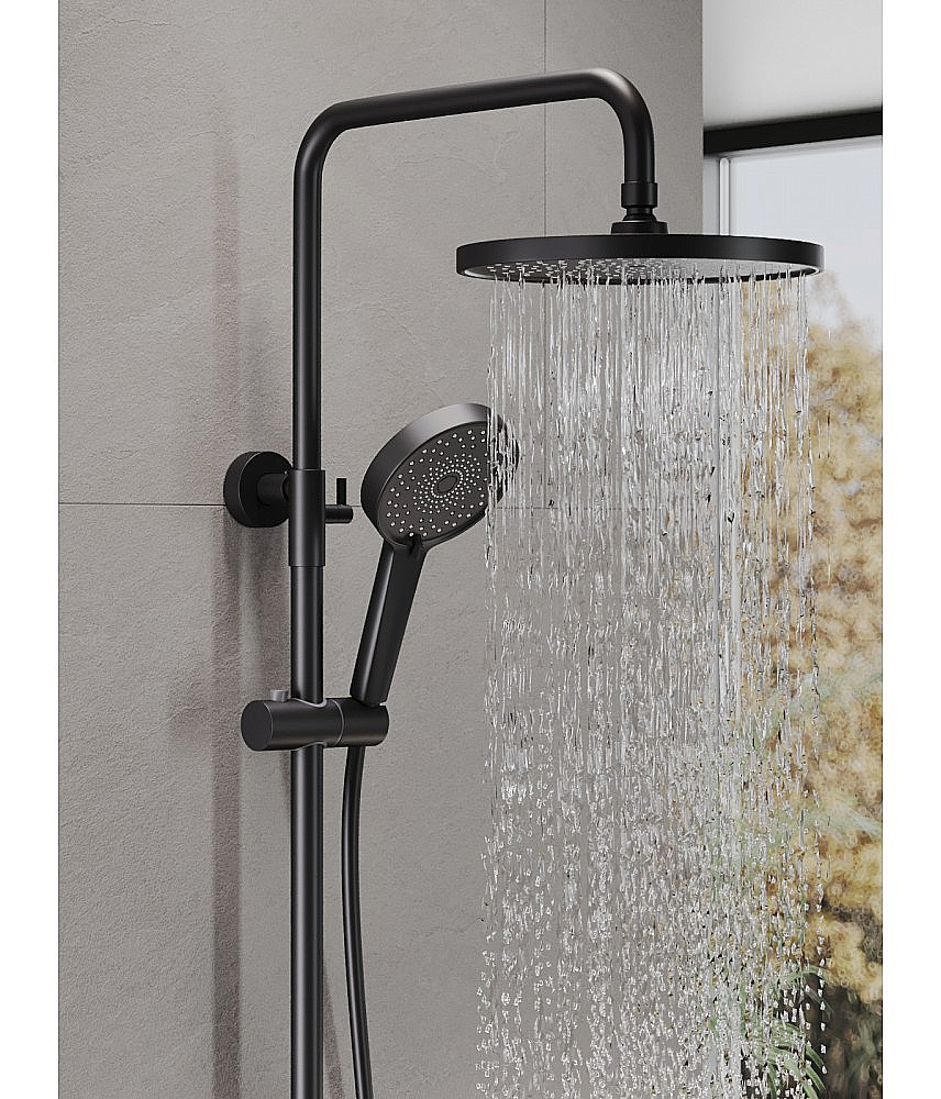 Душевая система Agger Sweet A2791244 черный матовый купить в интернет-магазине сантехники Sanbest