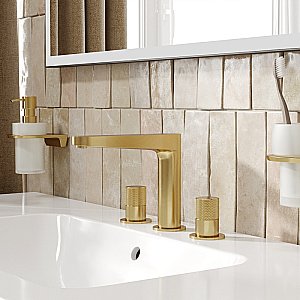 Смеситель для раковины WasserKRAFT Schunter 8235 золото матовое купить в интернет-магазине сантехники Sanbest