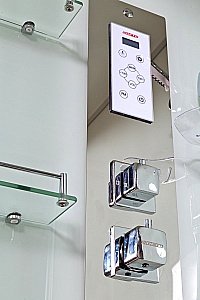 Душевая кабина DTO Серия Z Z120 KERAVA с электрикой 120x90 купить в интернет-магазине Sanbest