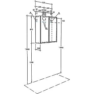 Шкаф Акватон Сканди 35 1A255003SD010 белый для ванной в интернет-магазине сантехники Sanbest
