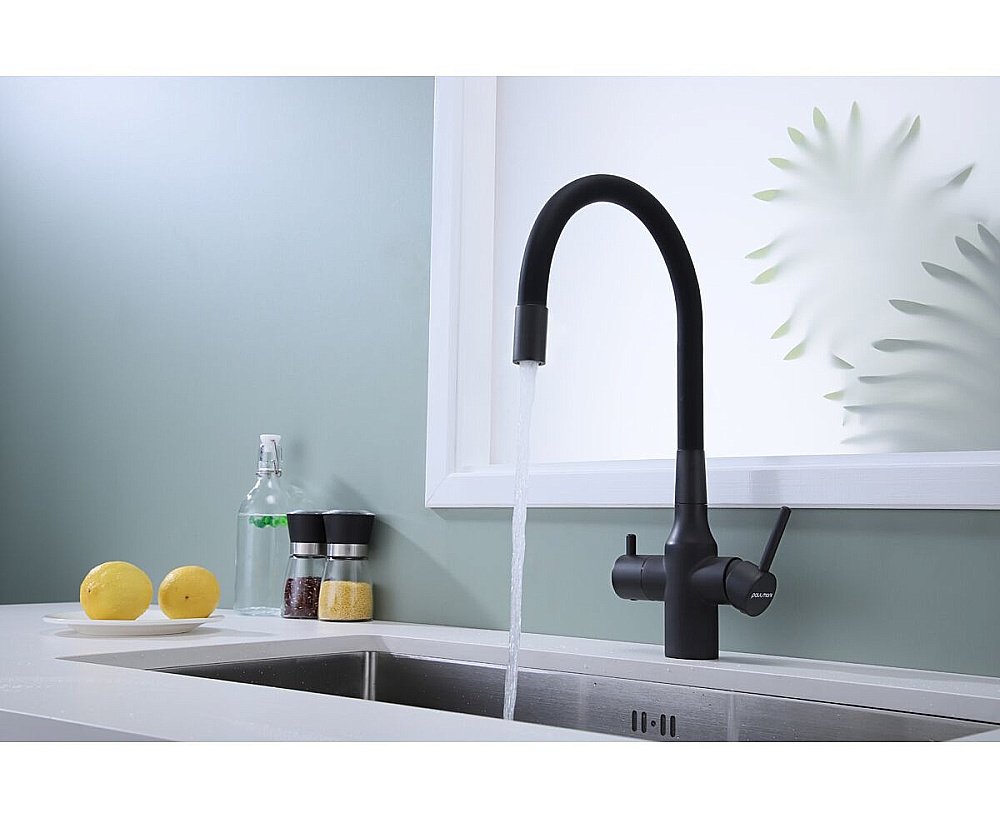 Смеситель для кухни Paulmark Salix Sa213419-AN антрацит купить в интернет-магазине сантехники Sanbest