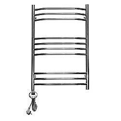 Полотенцесушитель электрический Domoterm Лаура П10 500x800 EL хром левый купить в интернет-магазине сантехники Sanbest