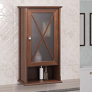 Шкаф Опадирис Палермо 46 светлый орех для ванной в интернет-магазине сантехники Sanbest