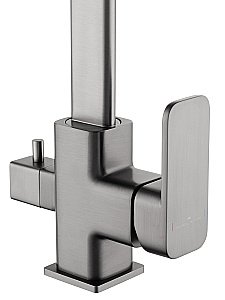 Смеситель для кухни с подключением фильтра WONZON & WOGHAND, Темный графит (WW-88458004-BGM) купить в интернет-магазине сантехники Sanbest