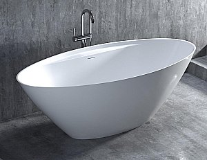 Ванна Salini DIVA S-Stone 178x85 102221M белая матовая купить в интернет-магазине Sanbest