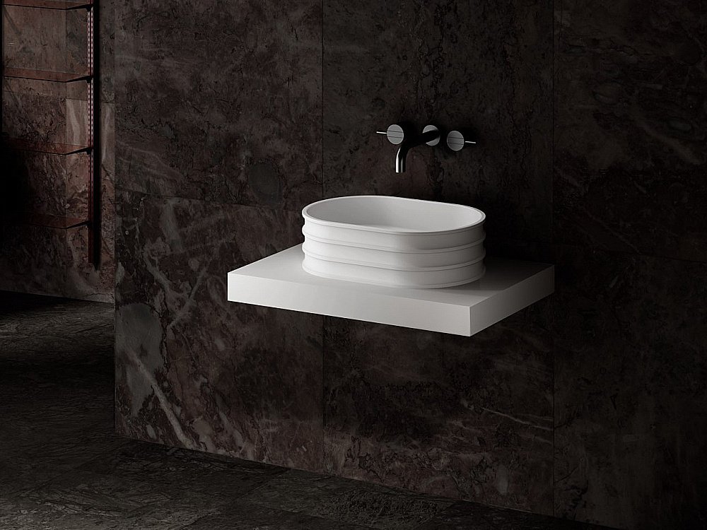 Раковина Abber Stein AS2650 белая матовая купить в интернет-магазине Sanbest