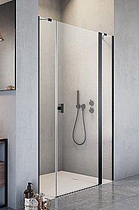 Душевая дверь Radaway Nes 8 Black DWJS 140 R стекло прозрачное/профиль черный матовый купить в интернет-магазине Sanbest