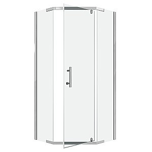 Душевой уголок Niagara Eco NG-1009-14D 90х90 профиль хром/стекло прозрачное купить в интернет-магазине Sanbest