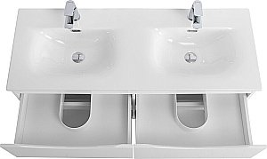 Тумба с раковиной BelBagno MARINO-CER-N-1200-4C-SO-BL-P Bianco Lucido для ванной в интернет-магазине Sanbest