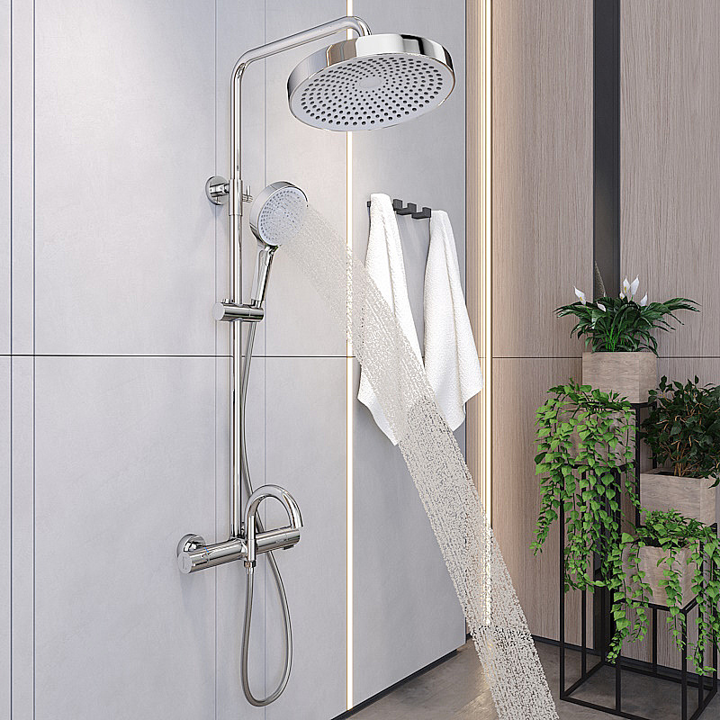 Душевая система Elghansa RADIANT XQ 6747157-2X хром купить в интернет-магазине сантехники Sanbest