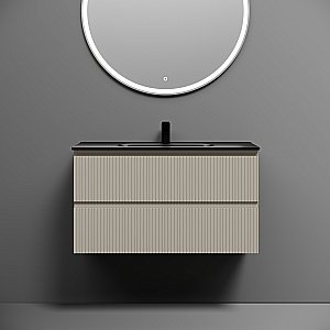 Тумба с раковиной Sancos Snob T 90 SNT90CE бежевая матовая для ванной в интернет-магазине Sanbest