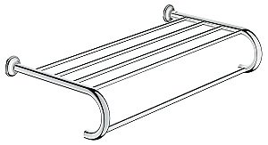 Полка с полотенцедержателем Grohe Essentials Authentic 40660001 купить в интернет-магазине сантехники Sanbest