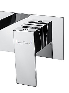 Смеситель для раковины встраиваемый WONZON & WOGHAND CUBE, Хром (WW-88869016-CR) купить в интернет-магазине сантехники Sanbest