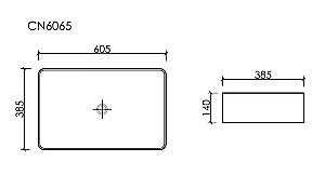 Раковина Ceramica Nova Element CN6065 белая купить в интернет-магазине Sanbest