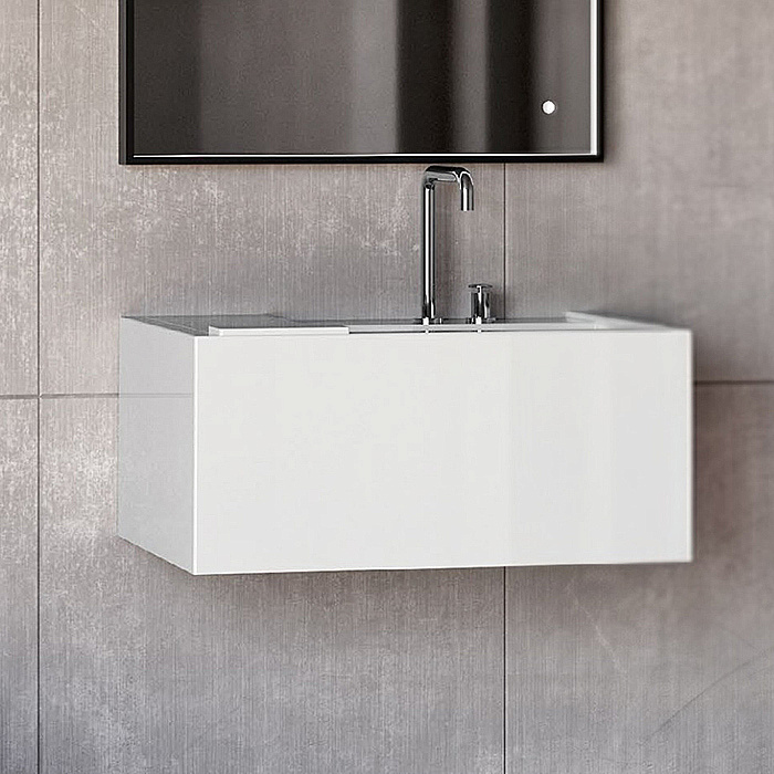 Раковина подвесная Kerasan Kanaal 80 5741*2 Белый купить в интернет-магазине Sanbest