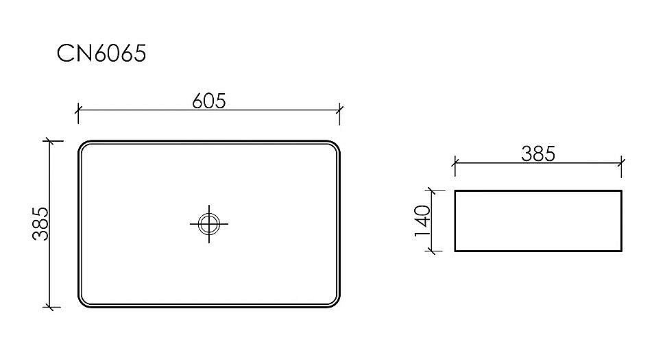 Раковина Ceramica Nova Element CN6065 белая купить в интернет-магазине Sanbest