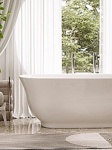 Акриловая ванна Sancos Viva 170х80 FB08 белая купить в интернет-магазине Sanbest