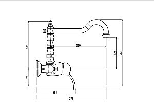 Смеситель для кухни Rav-Slezak Labe L002.5/28Z золото купить в интернет-магазине сантехники Sanbest
