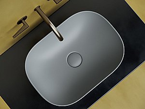 Раковина накладная Ceramica Nova Element CN6009MH антрацит матовый купить в интернет-магазине Sanbest