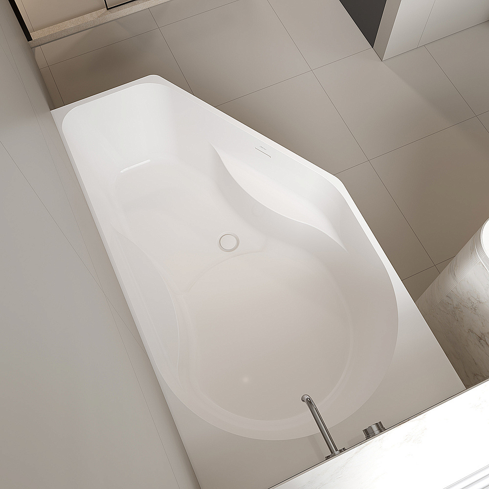 Ванна Abber 160х90 AB9505 белая купить в интернет-магазине Sanbest