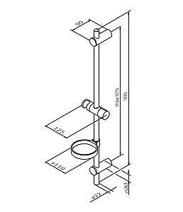 Душевая штанга AM.PM Spirit F0370064 купить в интернет-магазине сантехники Sanbest