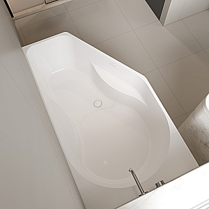 Ванна Abber 160х90 AB9505 белая купить в интернет-магазине Sanbest