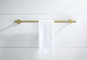 Полотенцедержатель Aquatek Оберон AQ4214BG 60 золото шлифованное купить в интернет-магазине сантехники Sanbest