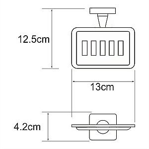 Мыльница WasserKRAFT Dill K-3969 купить в интернет-магазине сантехники Sanbest