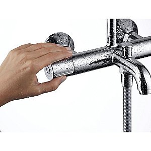 Душевая система Hansgrohe Vernis Blend Showerpipe 200 1jet 26274000 купить в интернет-магазине сантехники Sanbest