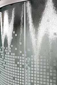 Душевая кабина DTO Серия L 910 100х100 с гидромассажем купить в интернет-магазине Sanbest