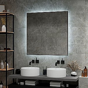 Зеркало ART&MAX SORRENTO 100 AM-Sor-1000-1000-DS-F в ванную от интернет-магазине сантехники Sanbest