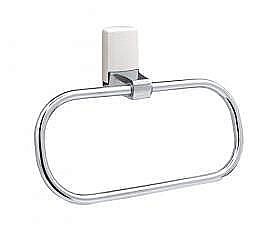 Полотенцедержатель кольцо WasserKRAFT Leine К-5031WHITE купить в интернет-магазине сантехники Sanbest