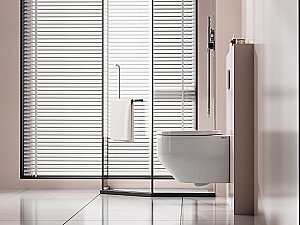 Унитаз подвесной Abber Rechteck AC1218 белый, безободковый, с крышкой микролифт, слив торнадо купить в интернет-магазине Sanbest