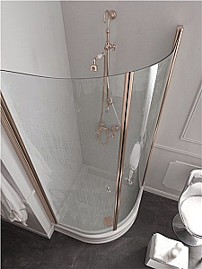 Душевой уголок Kerasan Retro 9158T3 80x80 купить в интернет-магазине Sanbest